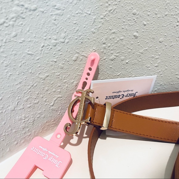 Juicy Couture Saddle Small Fanny Pack Belt Bag/Cognac/Sz:L-XL/NWT - Picture 6 of 10